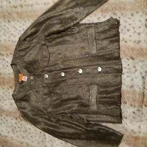 NWOT Women's silver gray lightweight dress jacket by Ruby Rd. Size 12